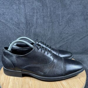 Cole Haan C09168 Black‎ Leather Cap Toe Oxfords Shoes Men's Size 9